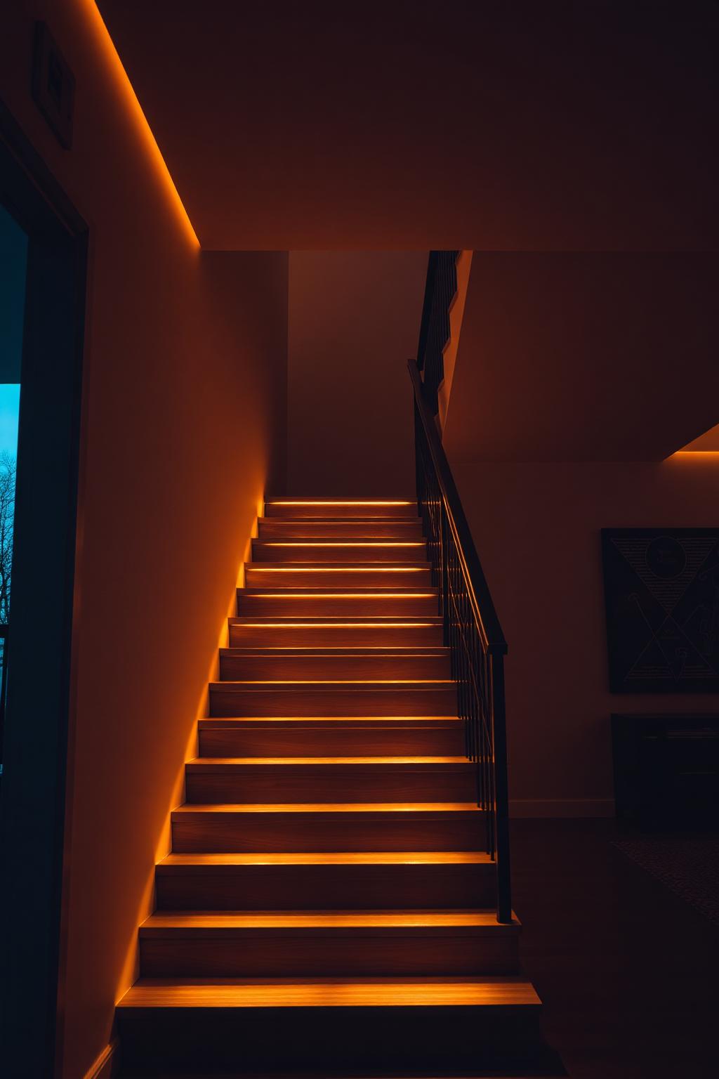 Éclairage LED d'escalier